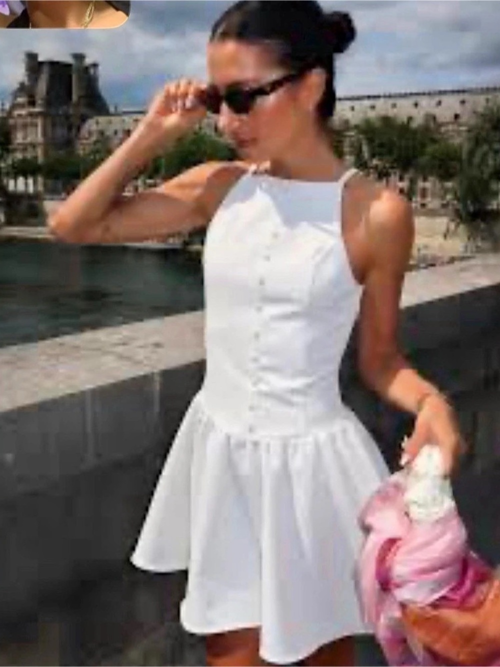 White Mini Dress Like New